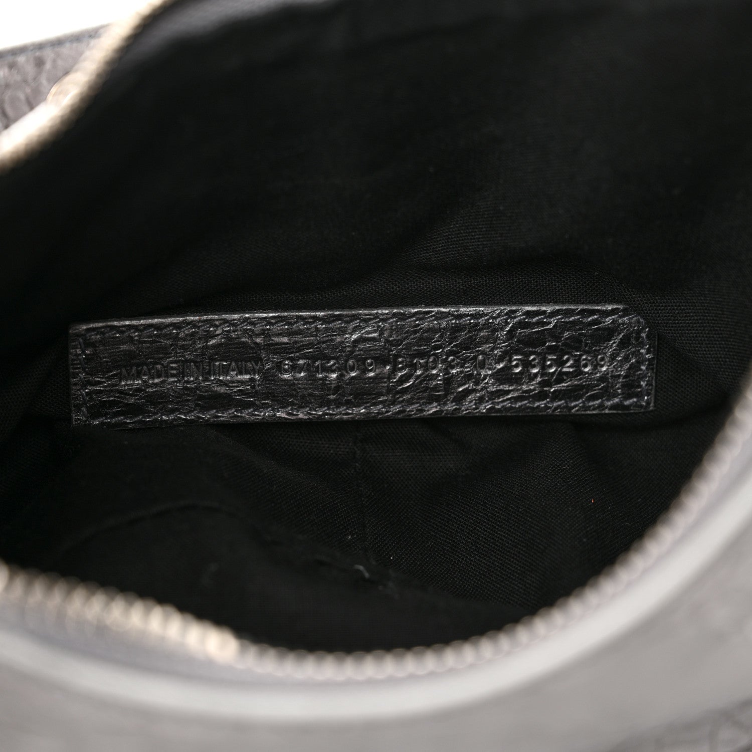Balenciaga Metallic Agneau Arena Le Cagole Shoulder Bag XS Silver 8 of 11