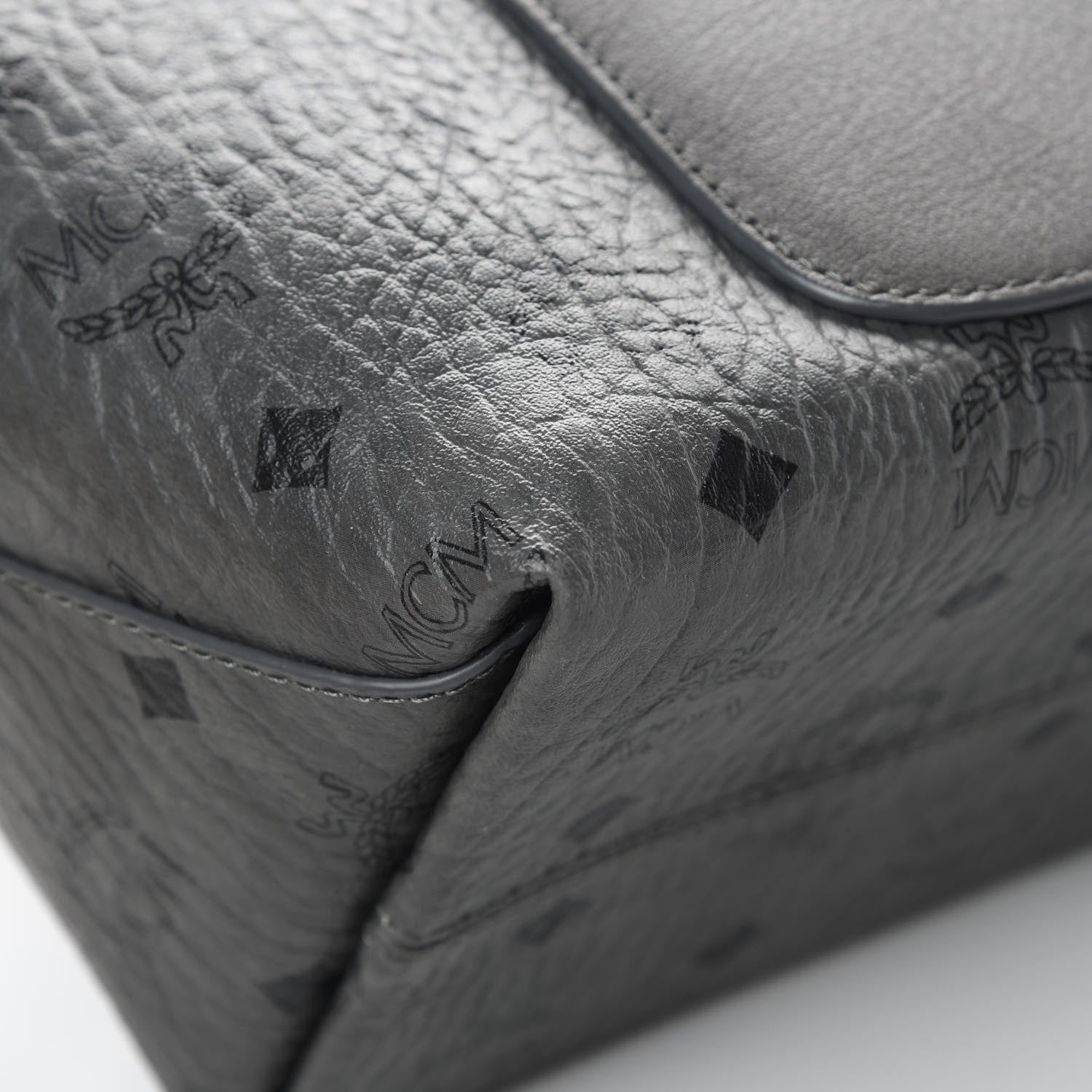 MCM Visetos Medium Klara Hobo Grey 12 of 15