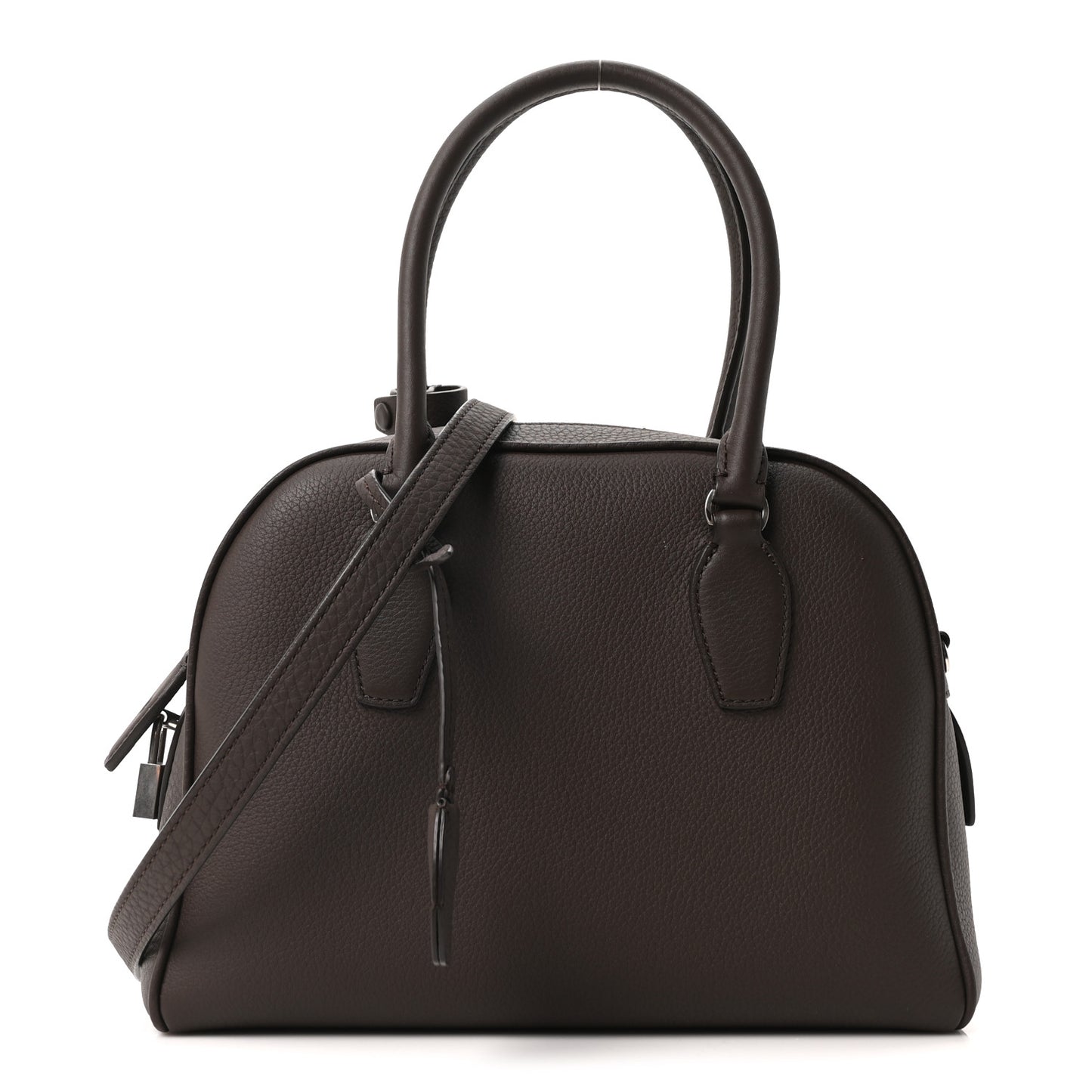 Matte Grained Calfskin India 10 Deep Brown