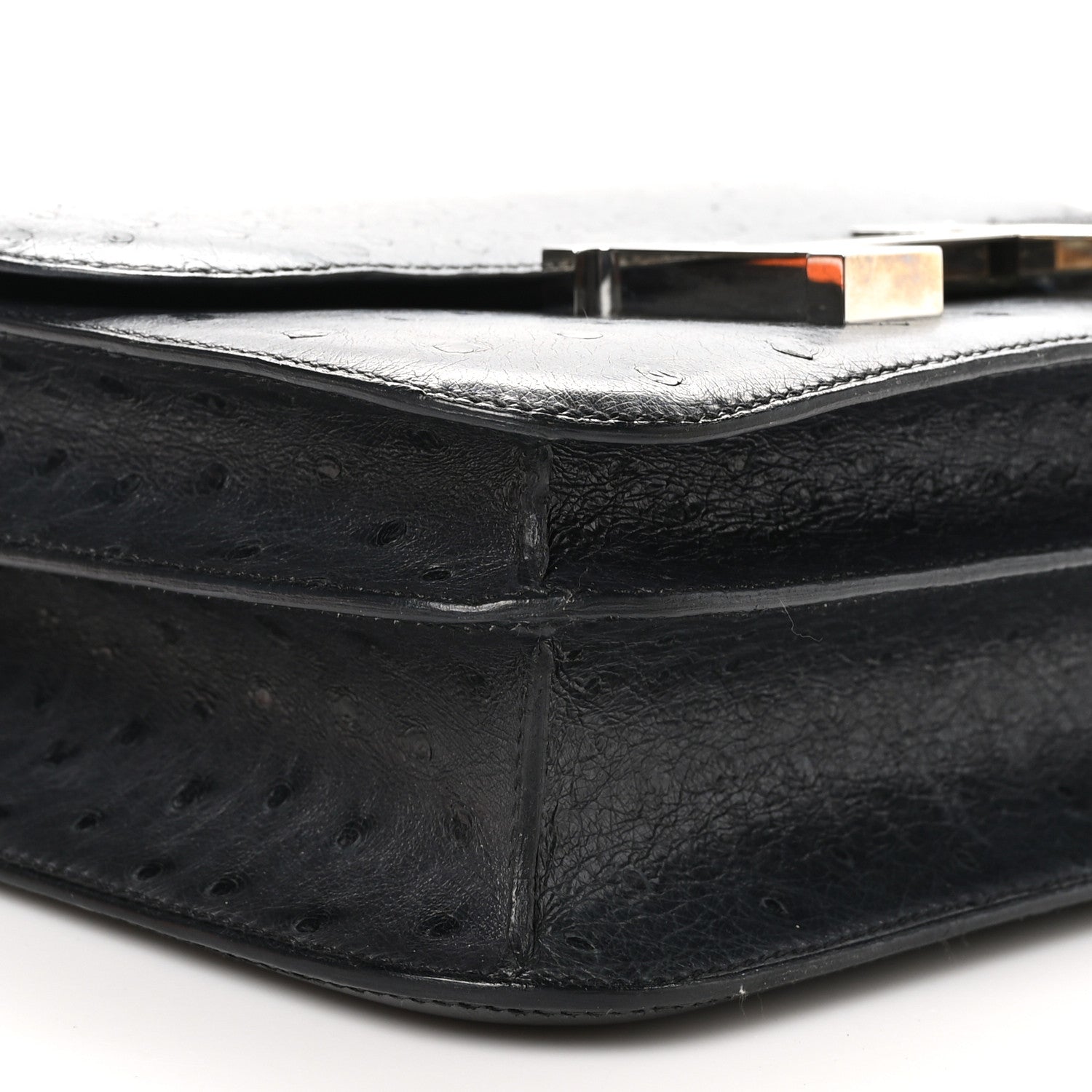 Hermes Ostrich Constance 24 Bleu Iris 10 of 13