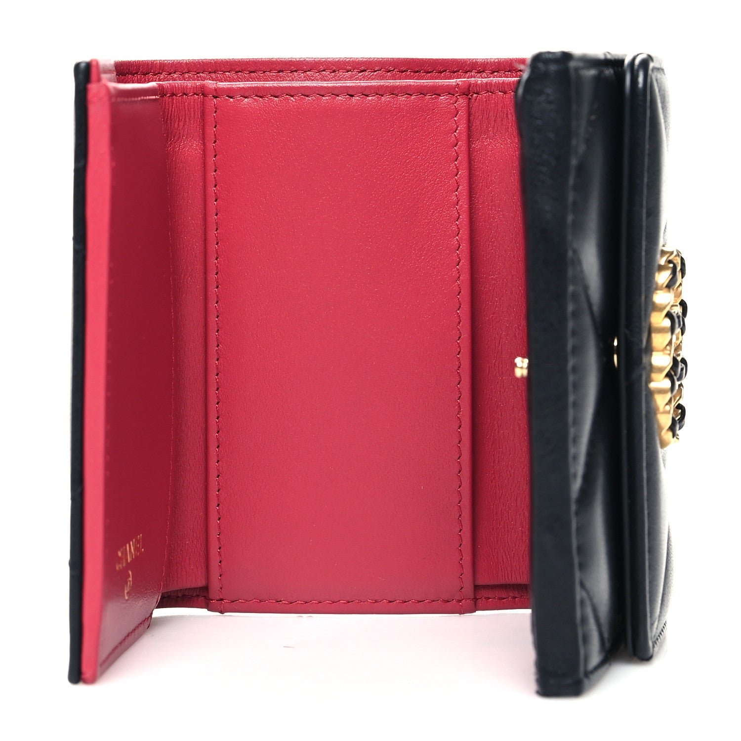 Chanel Lambskin Quilted Small Chanel 19 Flap Wallet Black 5 of 8