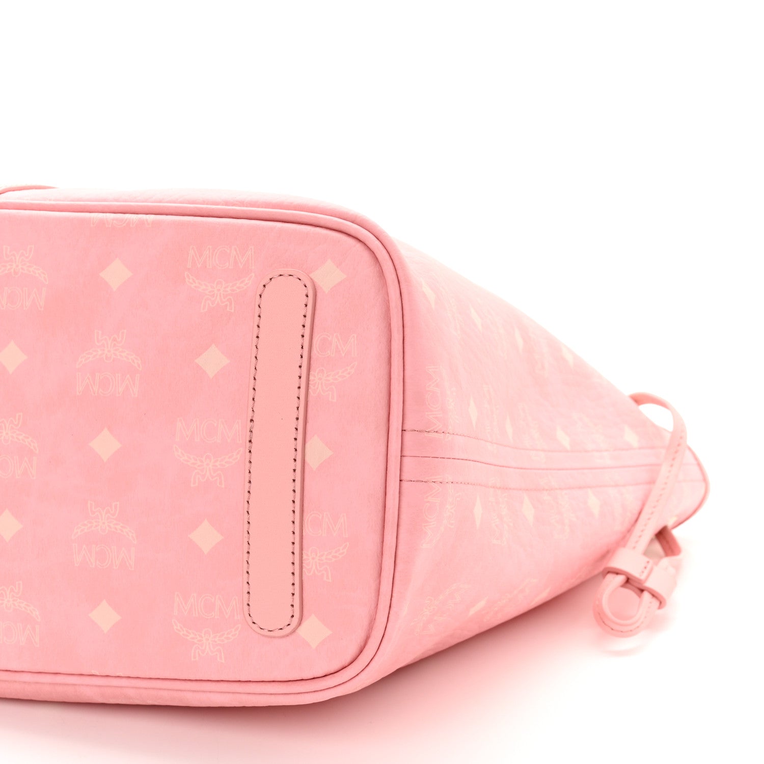 MCM Visetos Medium Liz Reversible Shopper Tote Pink 15 of 17