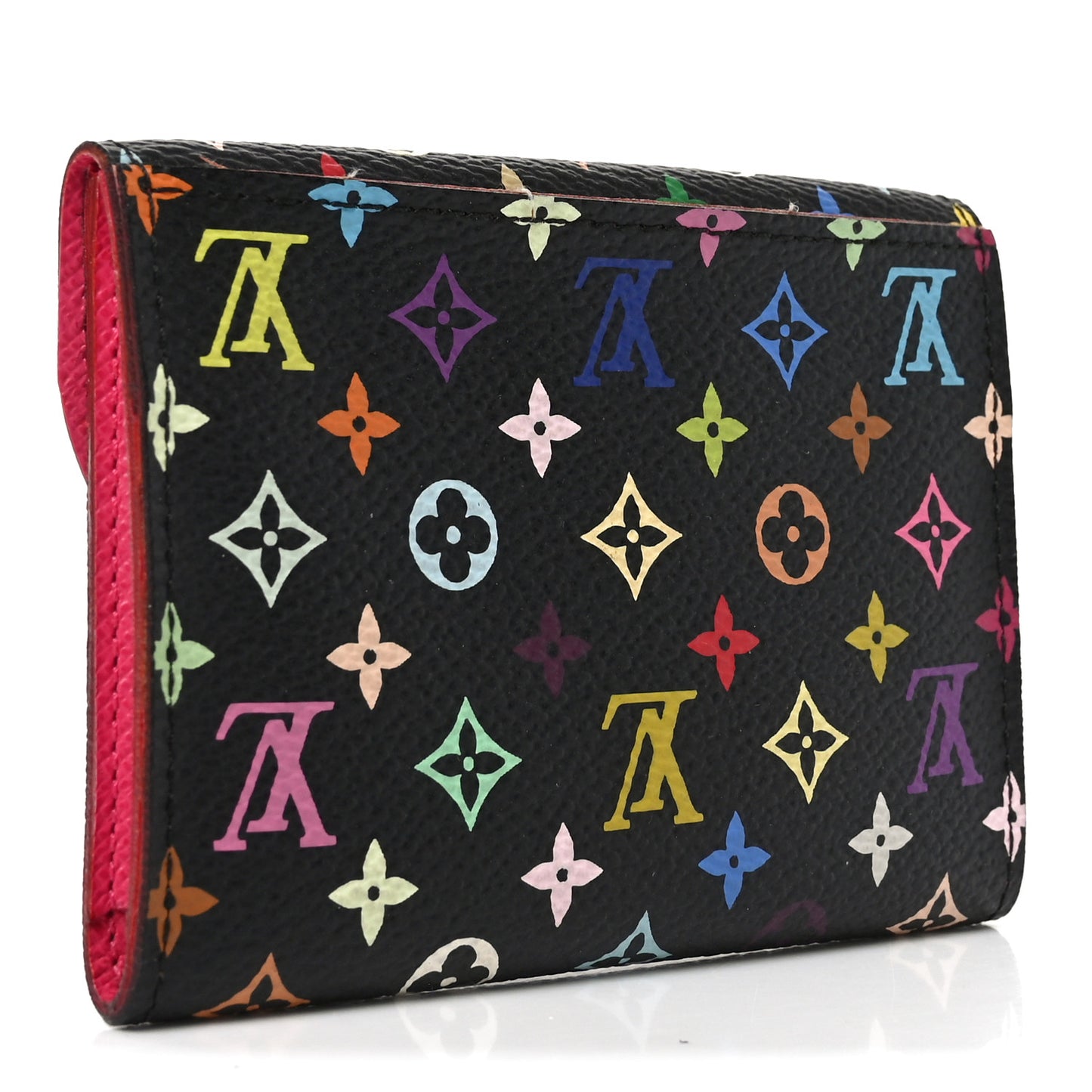 Monogram Multicolor Business Card Holder Black Grenade
