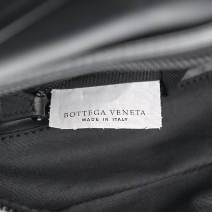 Bottega Veneta Perforated Calfskin Leggero Intrecciato Belt Bag Black 6 of 13