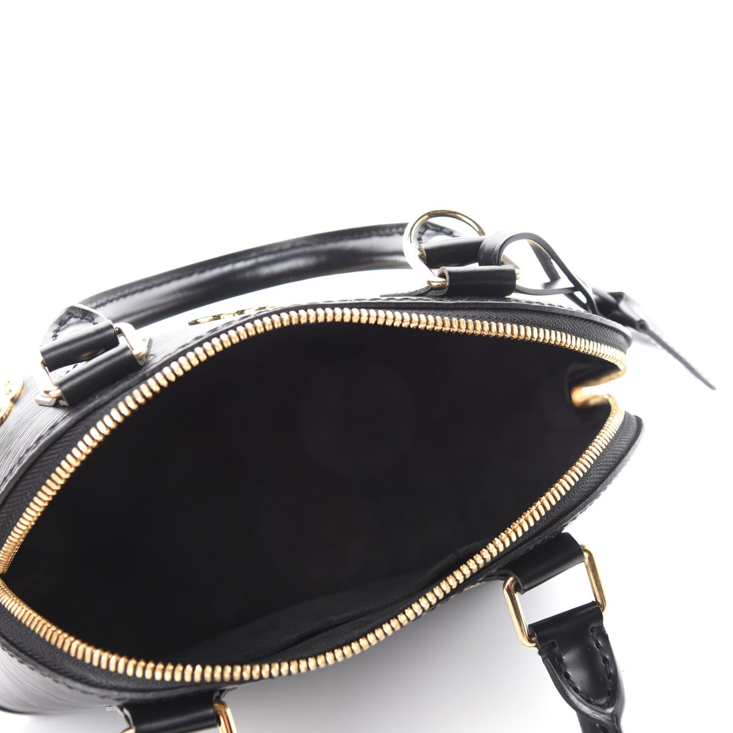Louis Vuitton Epi Love Lock Alma BB Black 5 of 10