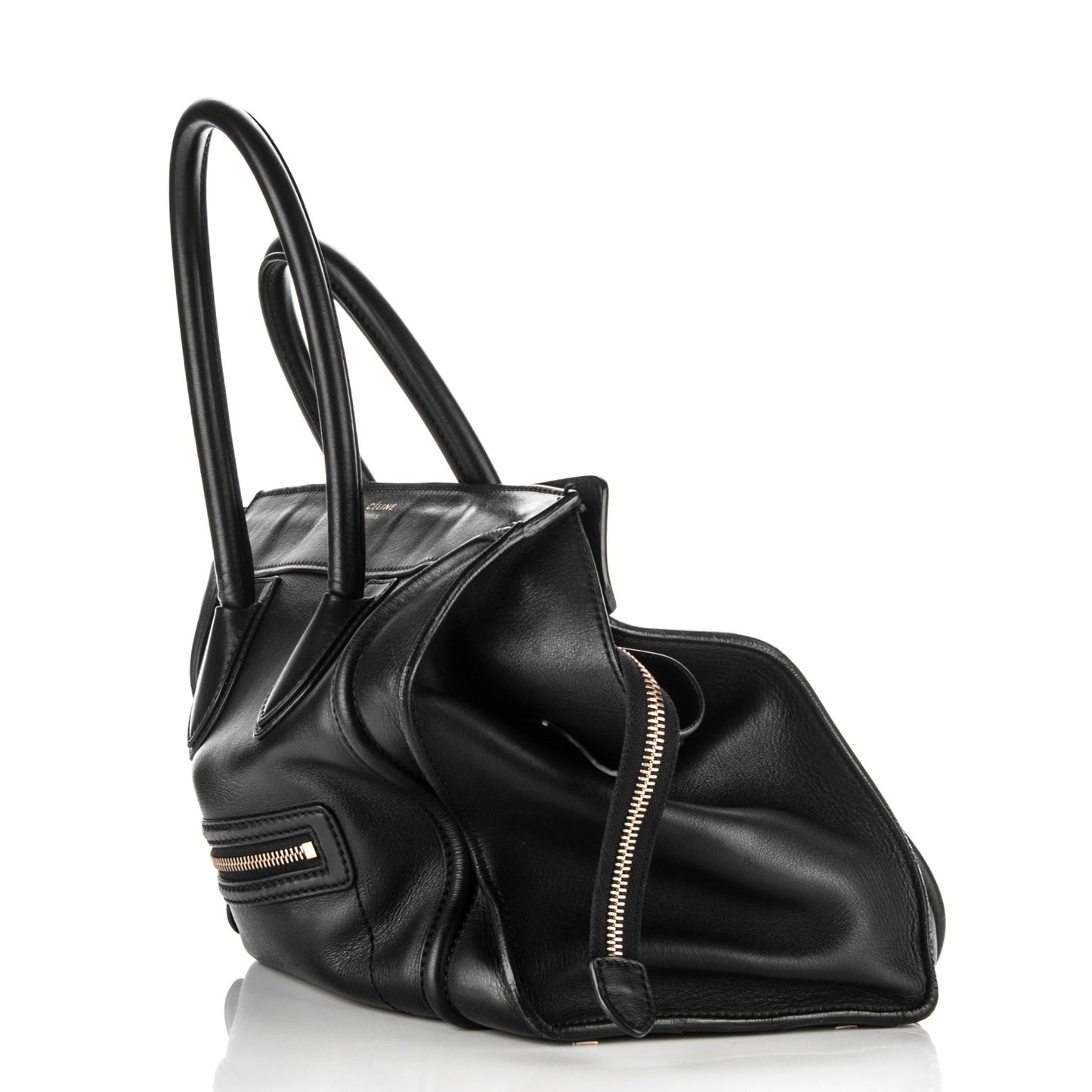 Smooth Calfskin Mini Luggage Black