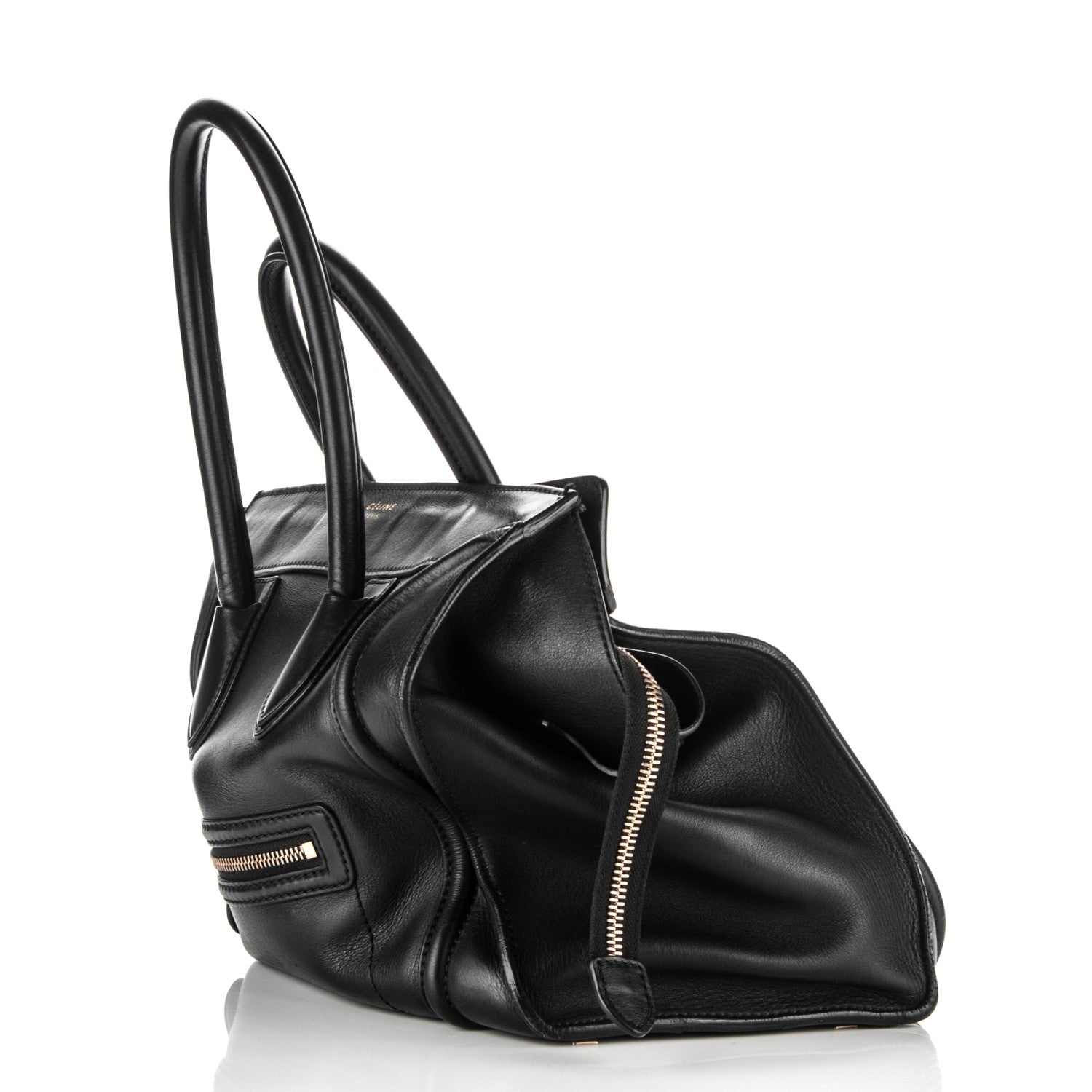 Celine Smooth Calfskin Mini Luggage Black 12 of 12