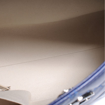 Chanel Lambskin Hamptons Large Shopping Bag Dark Blue 5 of 7