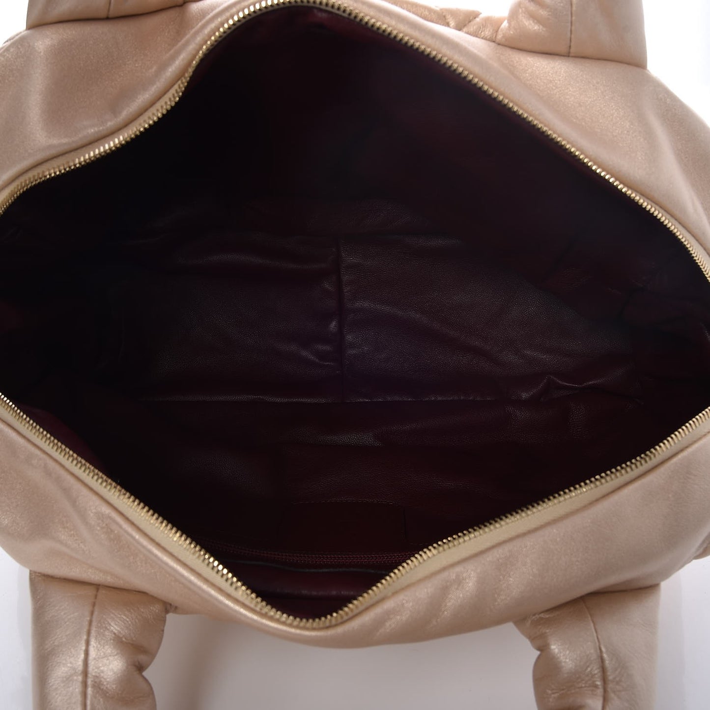 Lambskin COCO Cocoon Bowler Light Gold