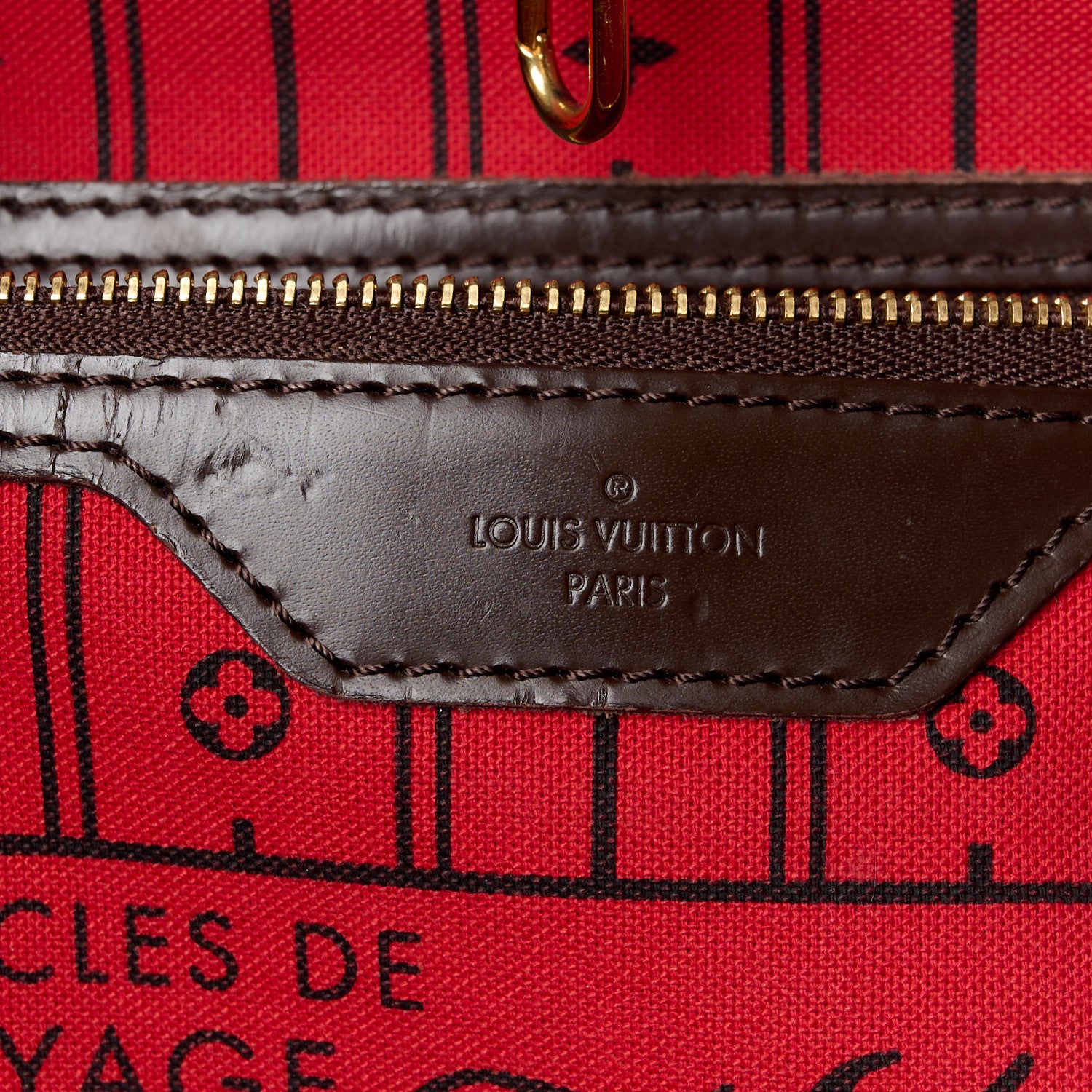 Louis Vuitton Damier Ebene Neverfull MM 7 of 16