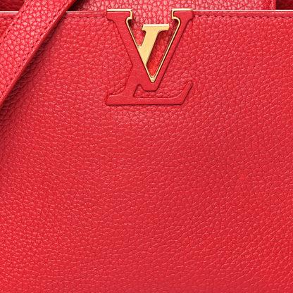 Louis Vuitton Taurillon Capucines BB Scarlet Red 7 of 16