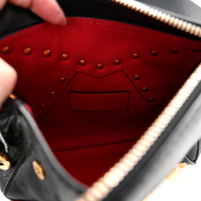 Valentino Garavani Grainy Calfskin Small Rockstud Hype Shoulder Bag Black 6 of 11