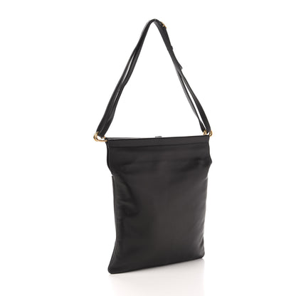 Celine Lambskin Shoulder Bag Black 3 of 11