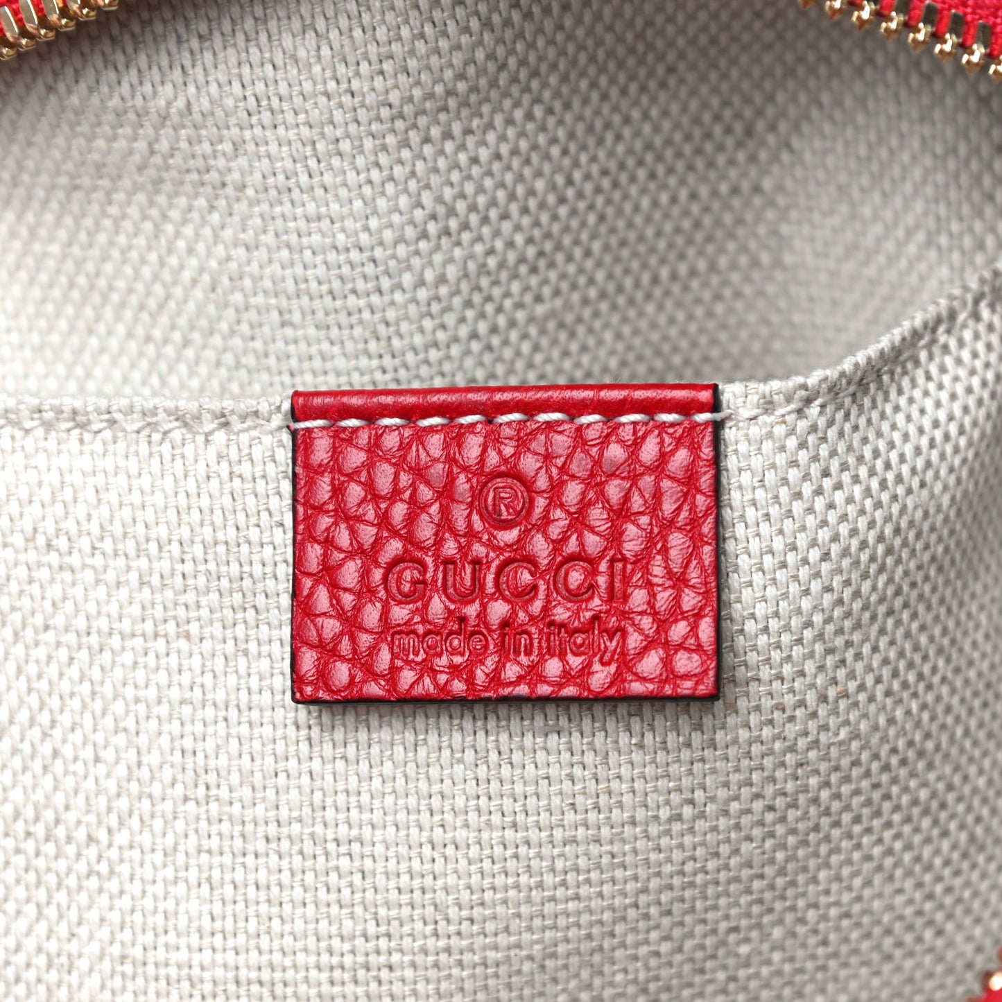 Pebbled Calfskin Small Soho Disco Bag Tabasco Red
