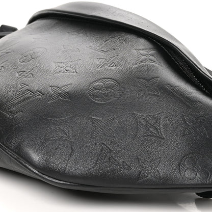 Louis Vuitton Calfskin Monogram Shadow Discovery Bumbag Black 9 of 9