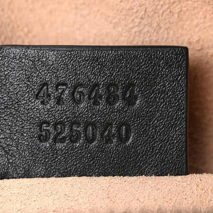 Gucci Calfskin Matelasse GG Marmont Belt Bag 85 34 Black 7 of 9