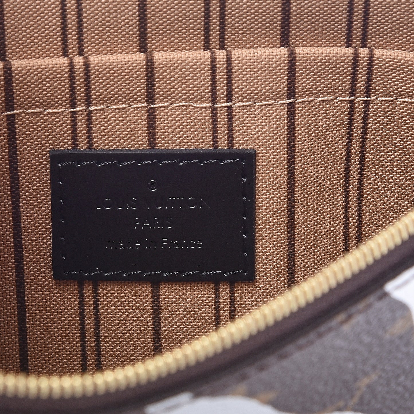 X LOL Monogram Neverfull MM GM Pochette Gold Silver