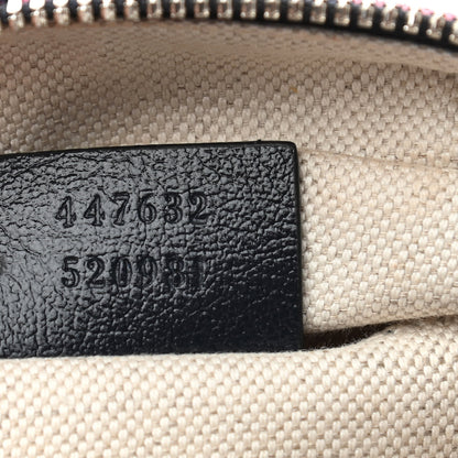 Gucci Monogram Multicolor Matelasse Diagonal Small GG Marmont Chain Shoulder Bag Pink Blue 7 of 10