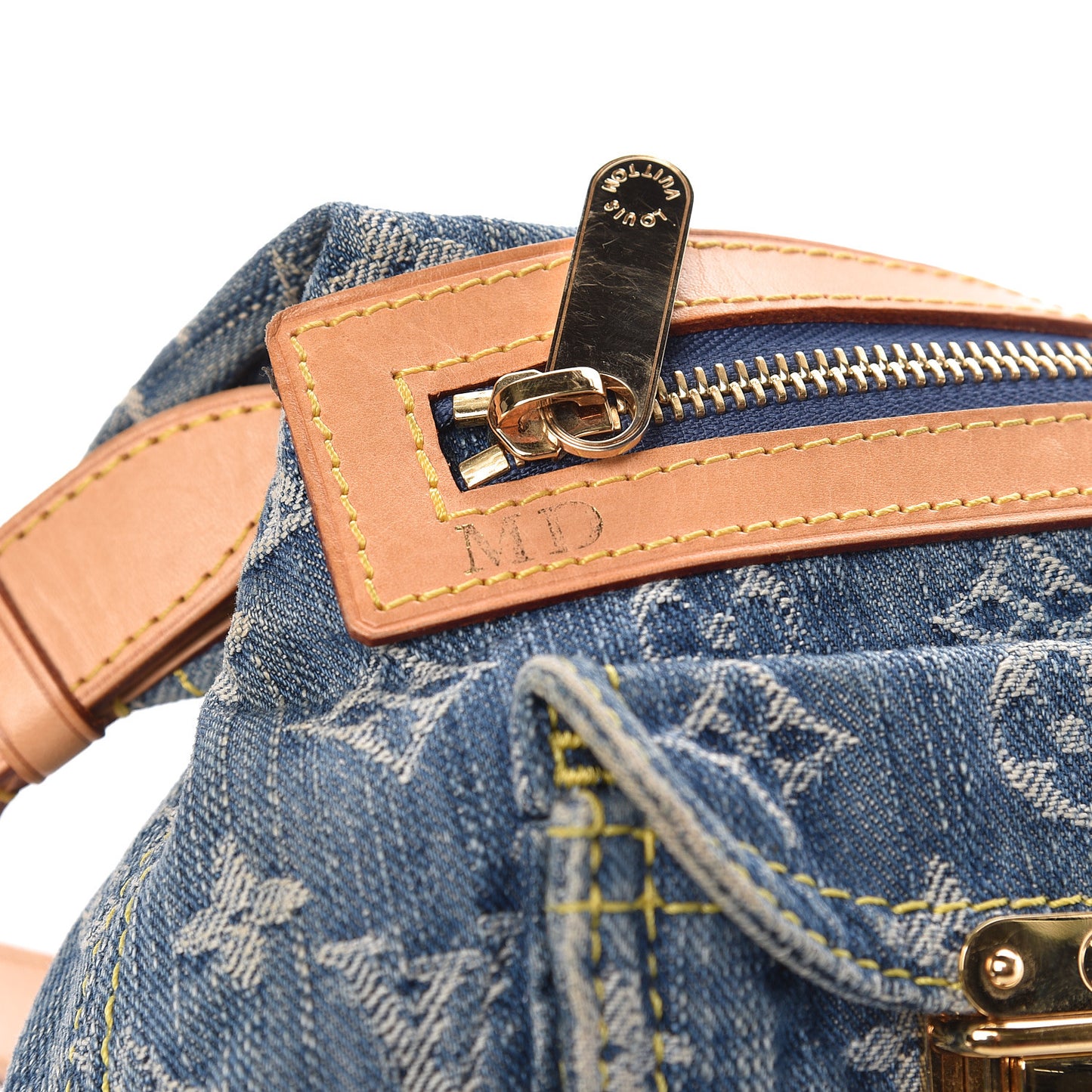 Monogram Denim Baggy PM Blue