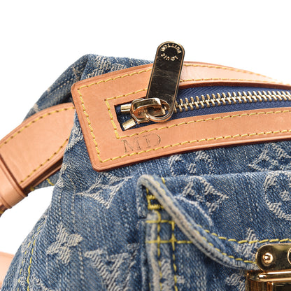 Louis Vuitton Monogram Denim Baggy PM Blue 12 of 12