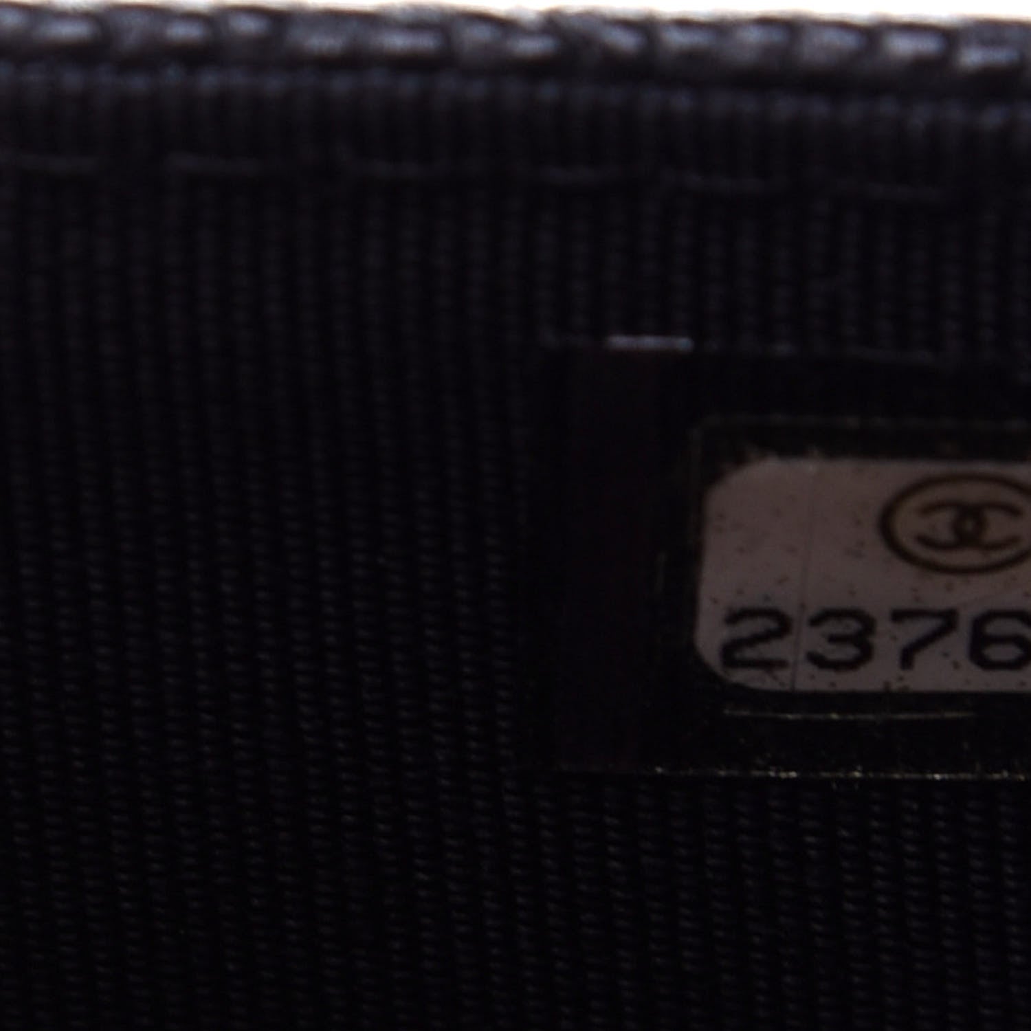 Chanel Caviar Chevron Quilted Flap Card Holder Black 12 of 13