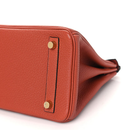 Hermes Togo Birkin 25 Cuivre 10 of 11