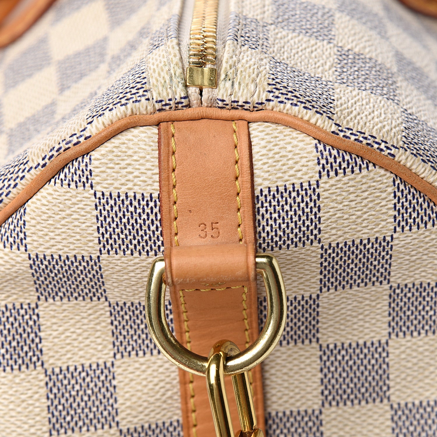 Louis Vuitton Damier Azur Speedy Bandouliere 35 8 of 13