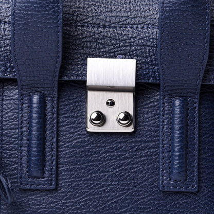 3.1 Phillip Lim Textured Calfskin Mini Pashli Satchel Ink 11 of 11