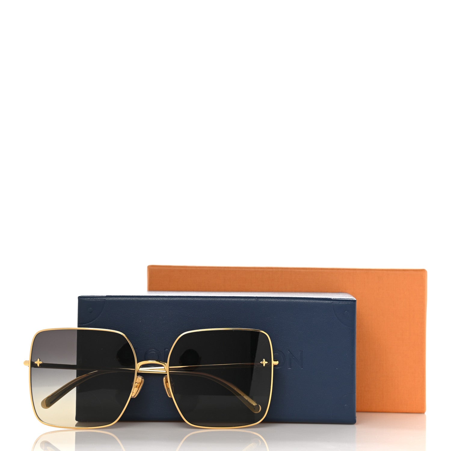 Louis Vuitton LV Square Charm Sunglasses Z1718U Black 8 of 8