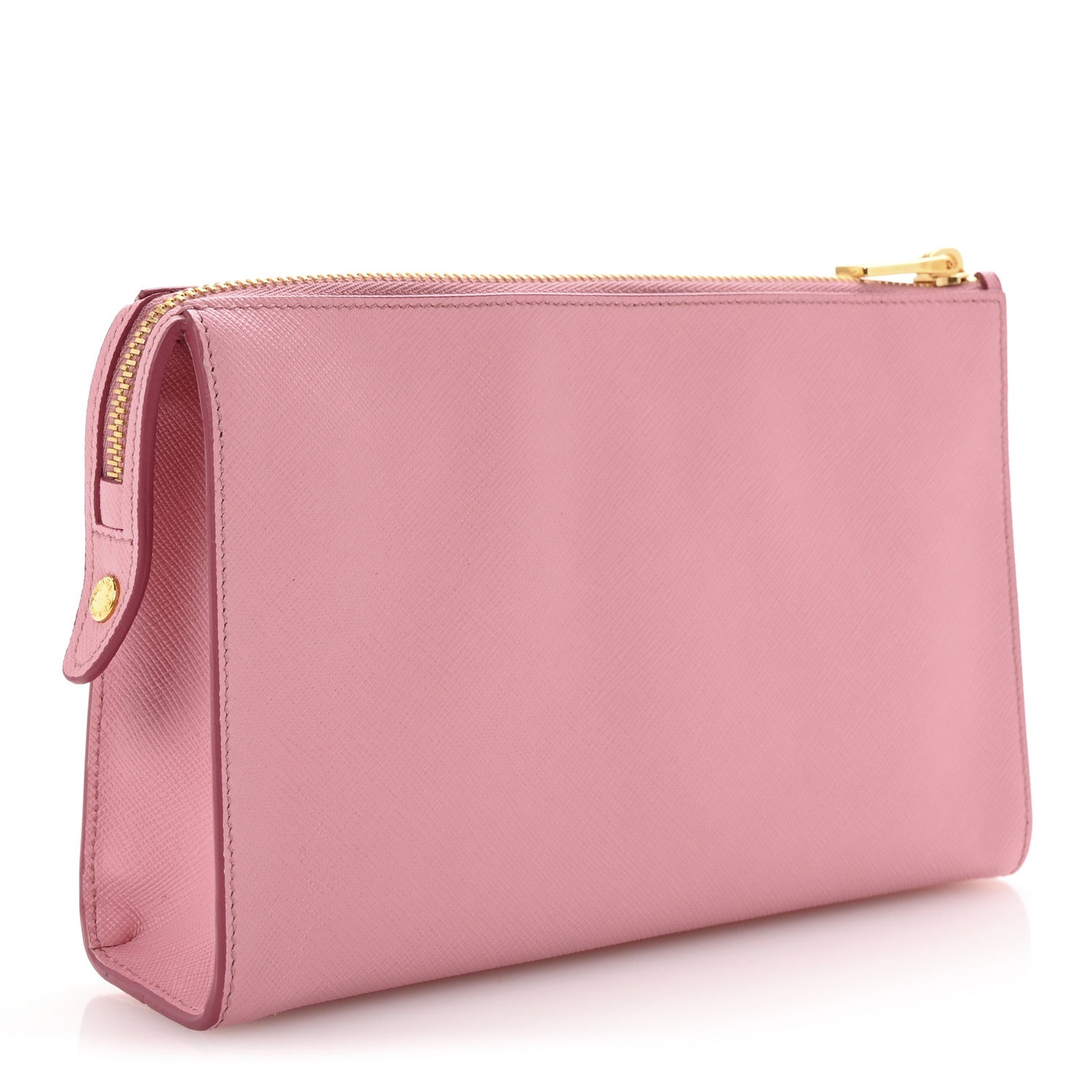 Prada Saffiano Pouch Wristlet Petalo 3 of 7