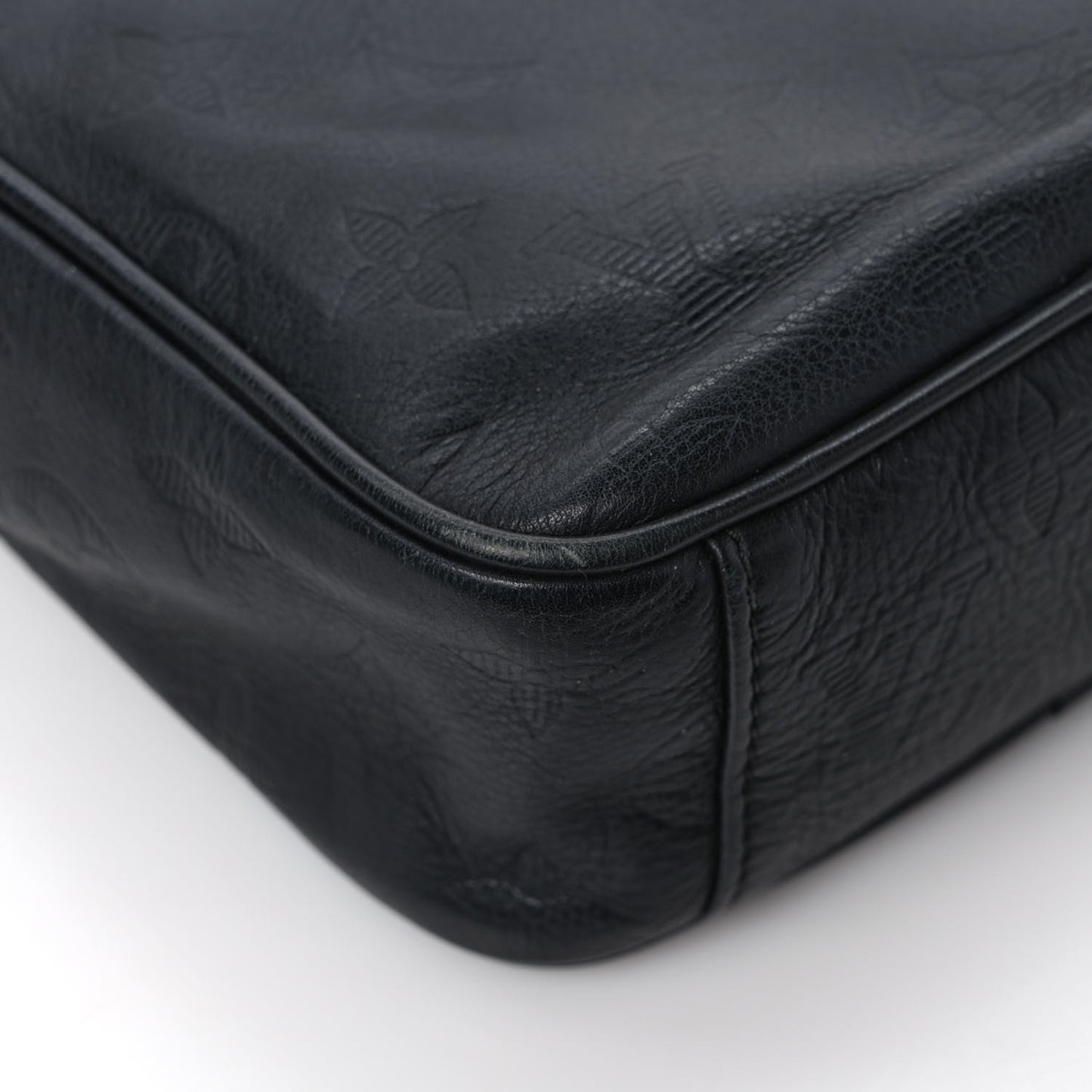 Calfskin Monogram Shadow Danube PM Black