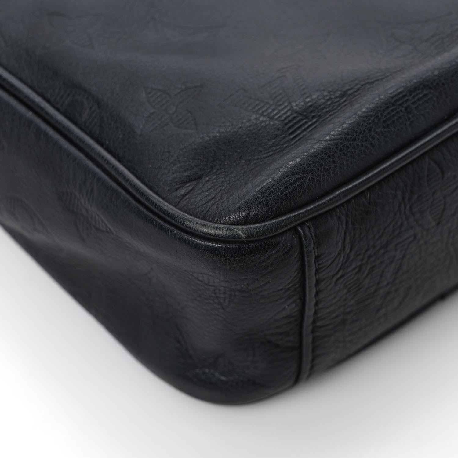 Louis Vuitton Calfskin Monogram Shadow Danube PM Black 9 of 10