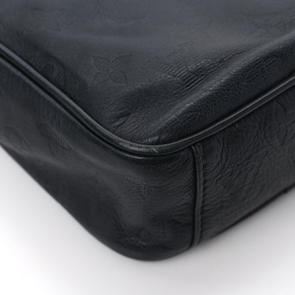 Louis Vuitton Calfskin Monogram Shadow Danube PM Black 9 of 10