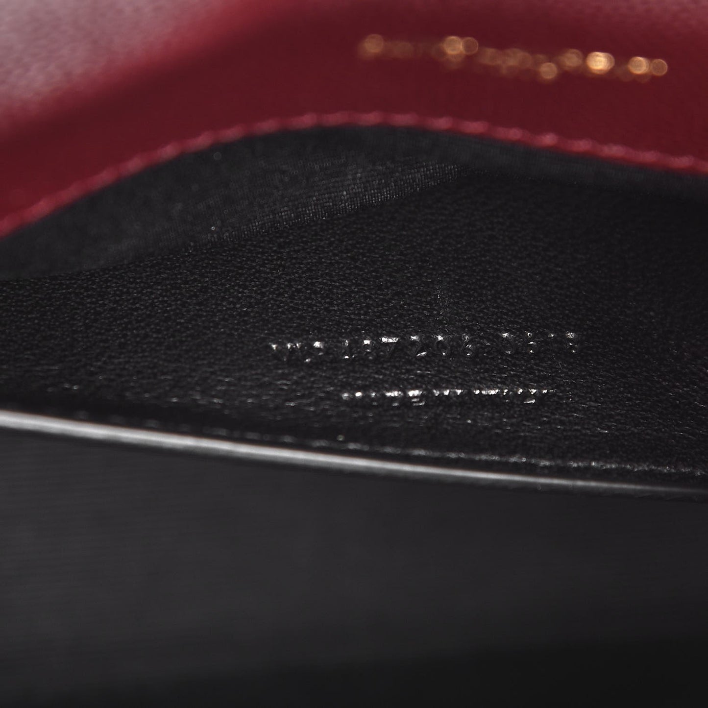 Grain De Poudre Textured Mixed Matelasse Medium Triquilt Monogram Satchel Rouge Legion