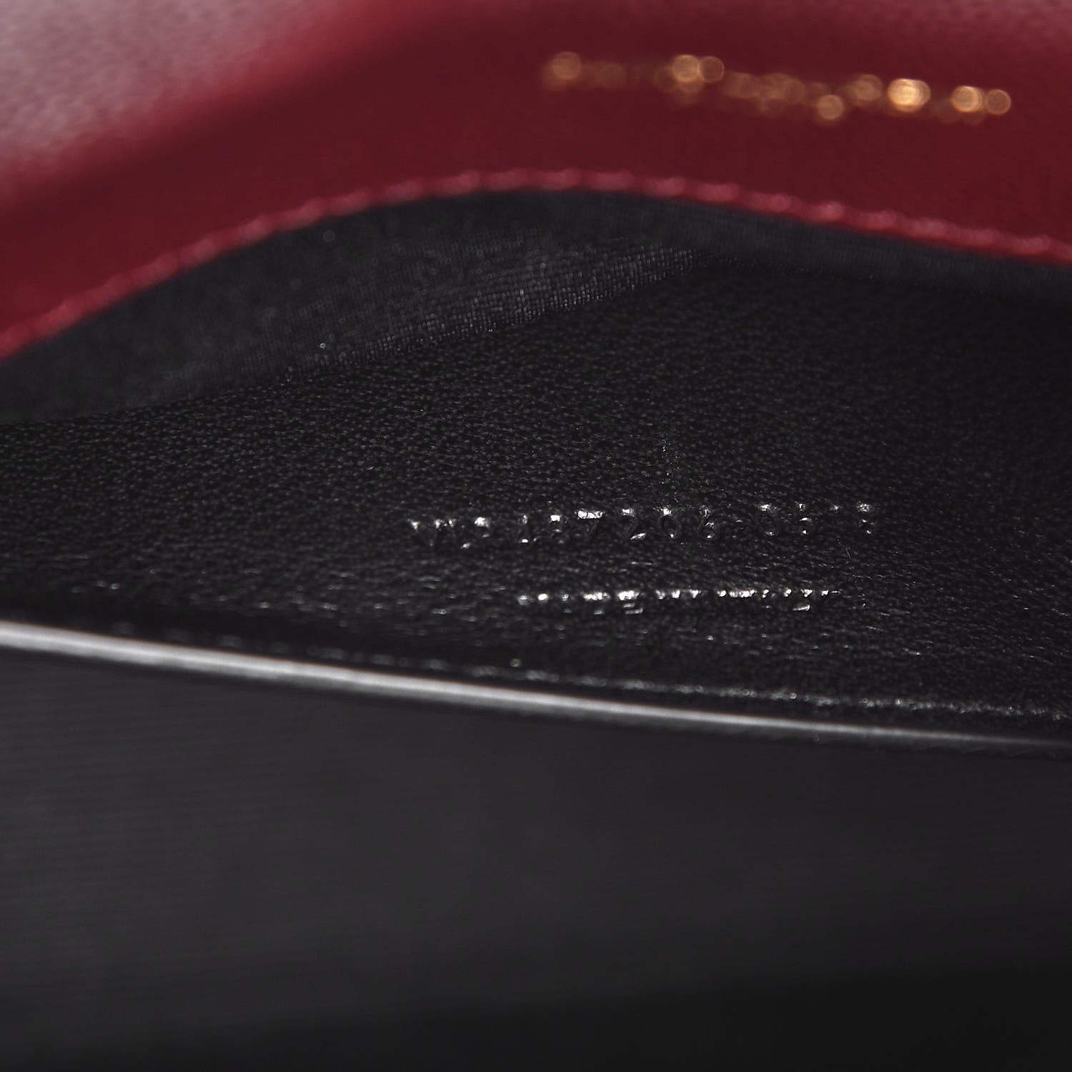 Saint Laurent Grain De Poudre Textured Mixed Matelasse Medium Triquilt Monogram Satchel Rouge Legion 7 of 7