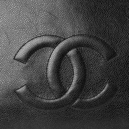 Chanel Caviar Large CC Shoulder Bag Black 8 of 12