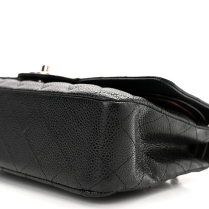Chanel Caviar Quilted Medium Double Flap Black 10 of 10