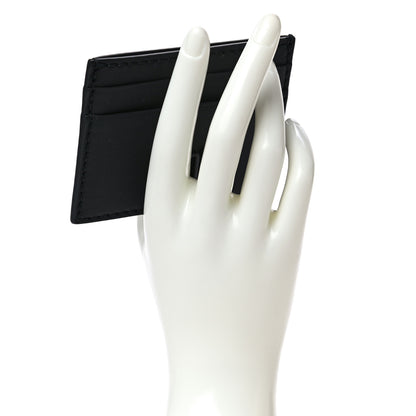 Christian Dior Calfskin D-Fence Card Holder Black 2 of 10