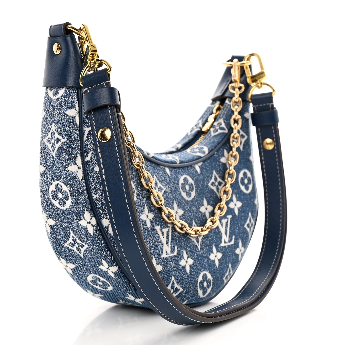 Monogram Jacquard Denim Loop Bleu