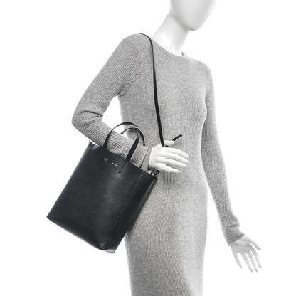 Celine Grained Calfskin Small Vertical Cabas Black 2 of 6