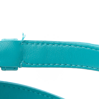 Christian Dior Calfskin Adjustable Strap Turquoise 3 of 4