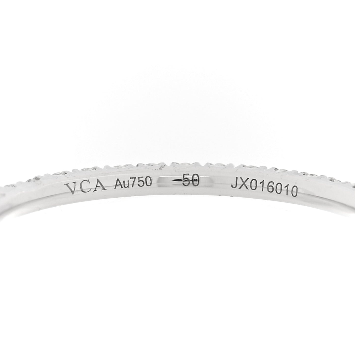 18K White Gold Diamond 1.25mm Felicite Wedding Band Ring 50 5.25