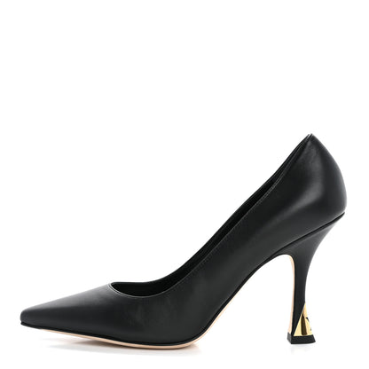 Louis Vuitton Lambskin Sparkle Pumps 38.5 Black 1 of 10
