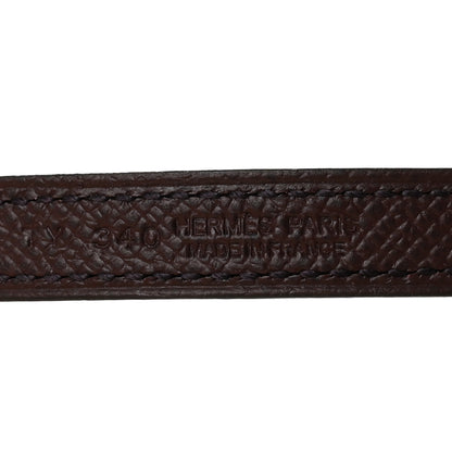 Hermes Swift Epsom 13mm Belt Strap 80 32 Mauve Sylvestre Rouge Sellier 3 of 4