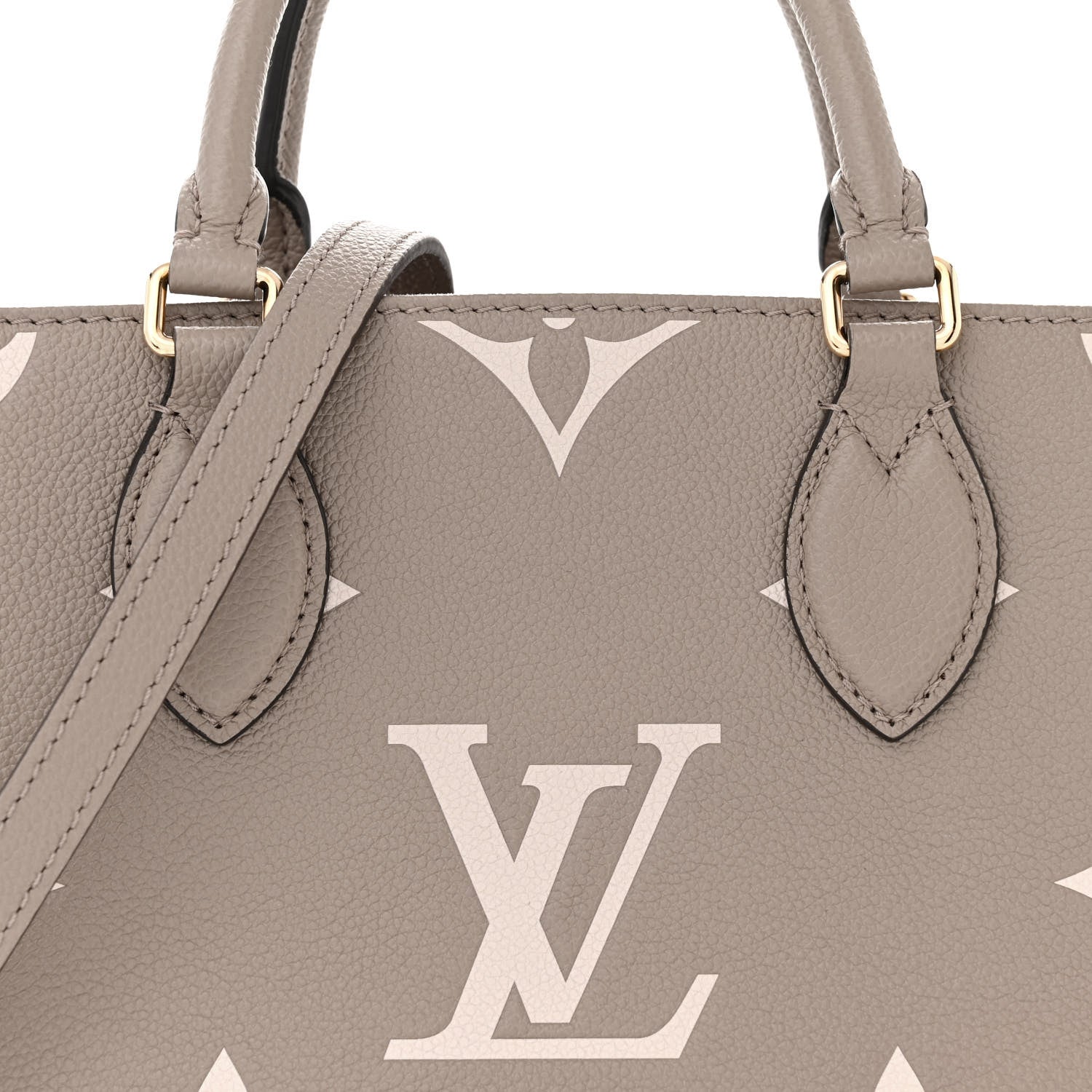 Louis Vuitton LOUIS VUITTON Empreinte Monogram Giant Onthego PM Tourterelle Creme 7 of 9