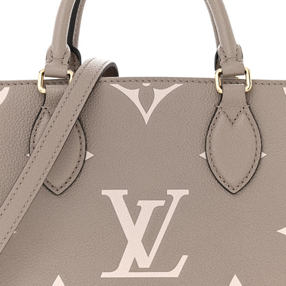 Louis Vuitton LOUIS VUITTON Empreinte Monogram Giant Onthego PM Tourterelle Creme 7 of 9