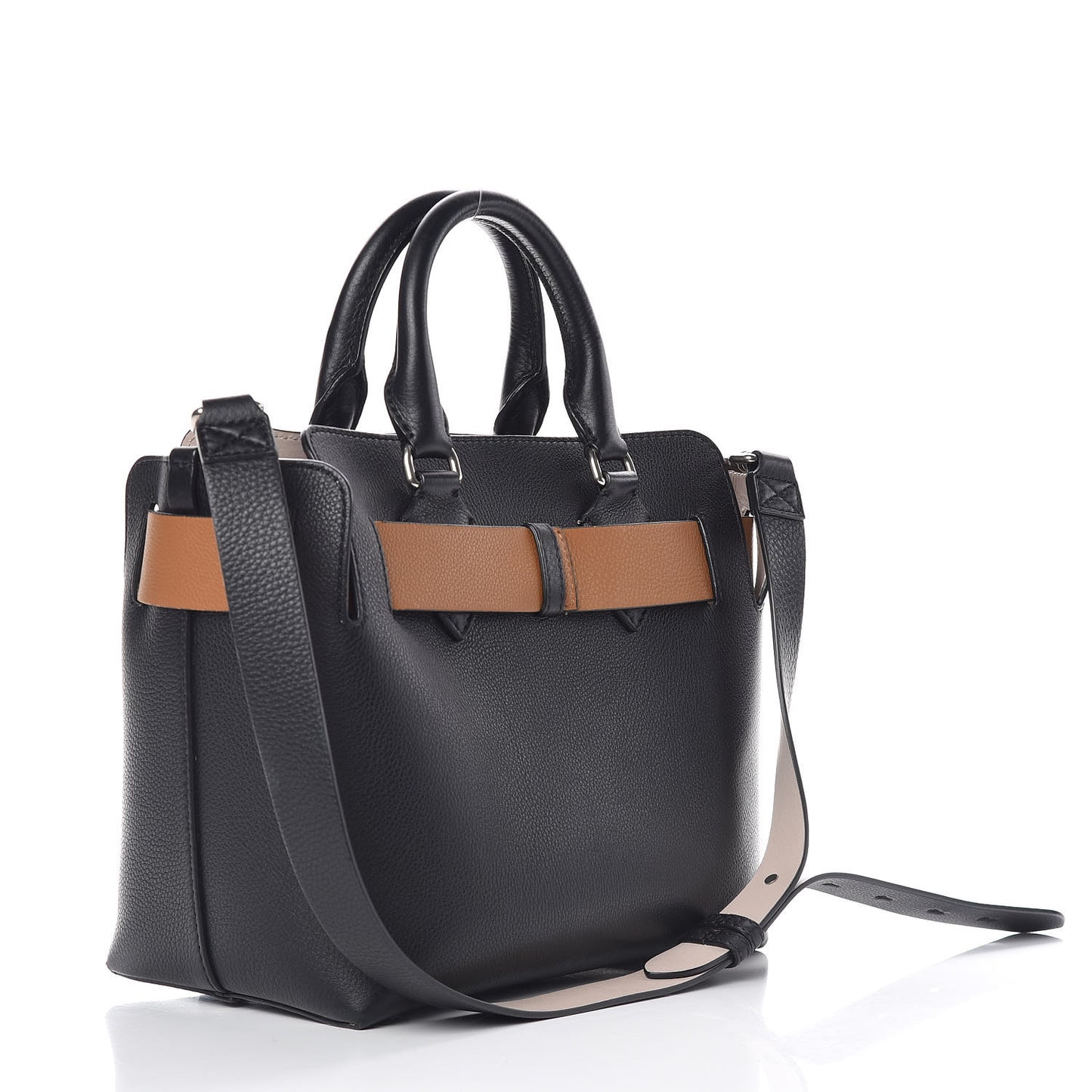 Soft Grain Calfskin Small Belt Bag Black
