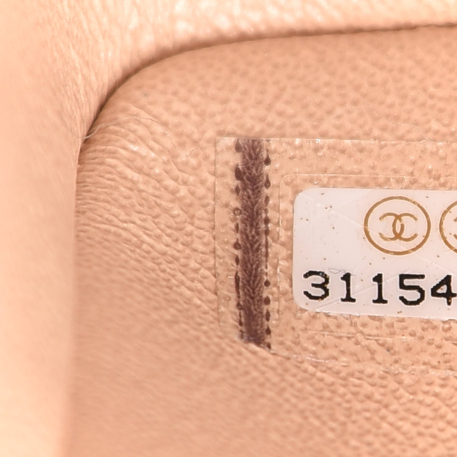 Chanel Iridescent Calfskin Quilted Mini Rectangular Flap Beige 6 of 8