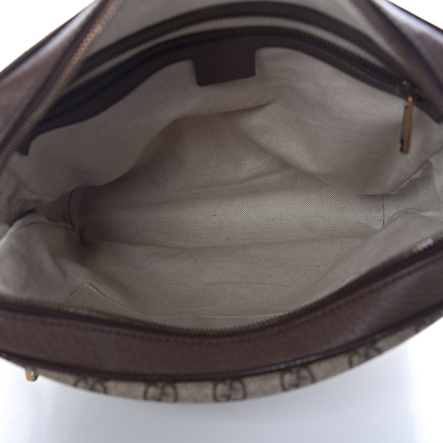 GG Supreme Monogram Web Medium Ophidia Messenger Bag Brown