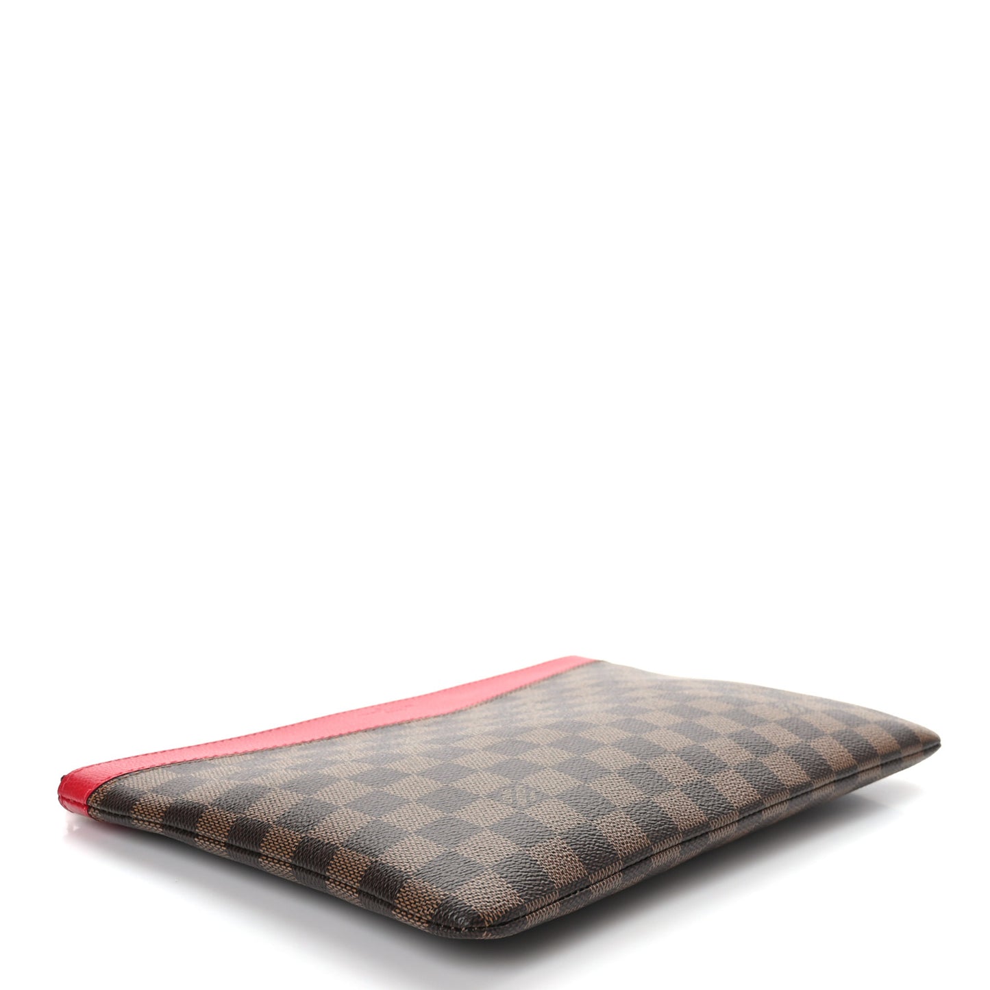 Damier Ebene Daily Pouch Scarlet